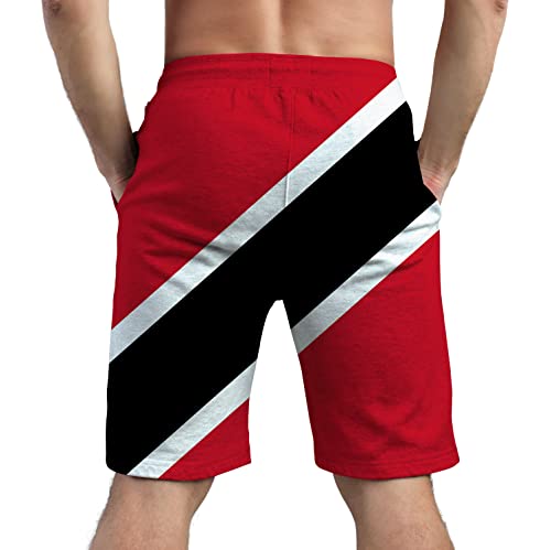 NHJMH Mens Swim Trunks Men Quick Dry Swim Short with Pockets Trinidad and Tobago Flag Board Beach Shorts2