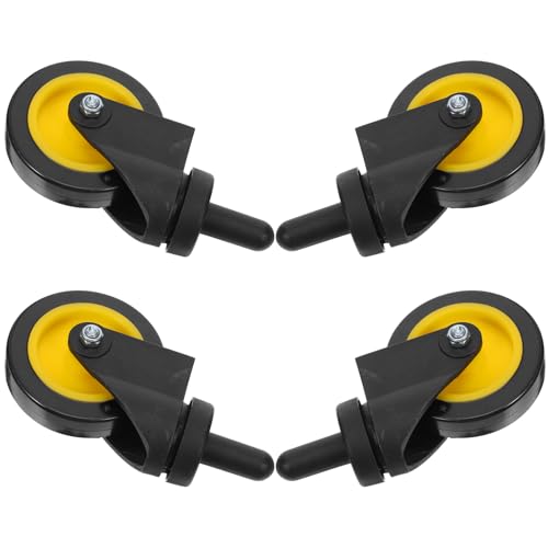 Roulettes de rechange pour seau à serpillière et chariot de nettoyage roues pivotantes 4pcs