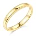 14k Yellow OR White Gold 3mm Plain Milgrain Wedding Band