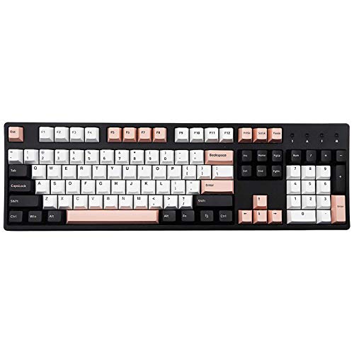 PBT Keycaps 160 Keys Doubleshot Cherry Profile Thick PBT Olivia Keycap for Cherry MX Gateron Kailh Switch Mechanical Keyboard (Olivia Keycap)