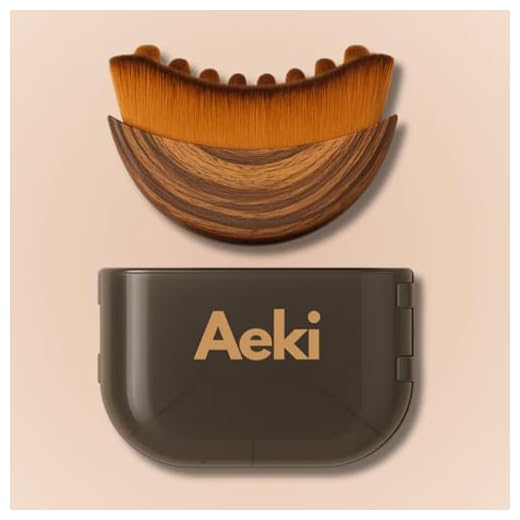 Aeki Lymphatic Contour Face Brush - Reduces Puffiness & Restores Definition, Aeki Lymphatic Face Brush, 100% Gentle & Soft on Skin | Naturally Sculpted Look,Aekii Facial Brush (1 Set)