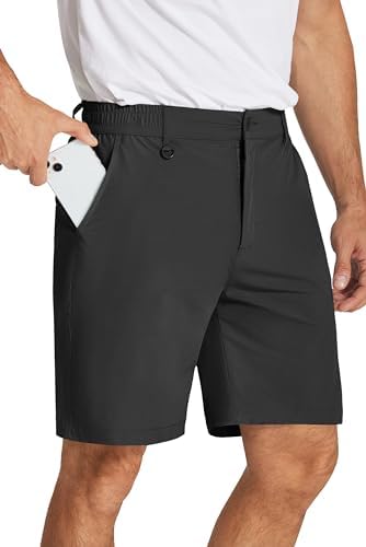 COOFANDY Men's Golf Shorts 8 Inch Lightweight Quick Dry Casual Dr...