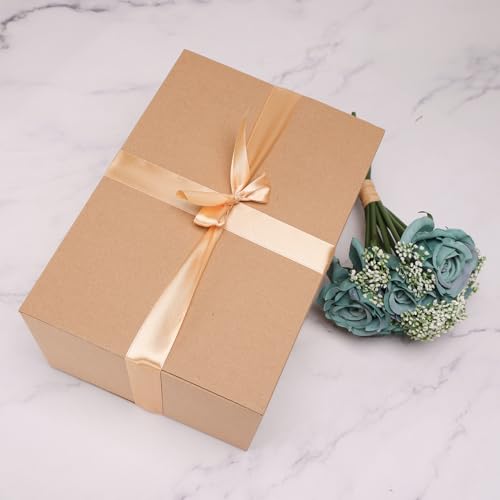 Image of 10x7x5 Shipping Boxes Set of 40, Brown Kraft Corrugated Cardboard Boxes Mailers for Packaging, Big Moving Box(25.4x17.8x12.7 cm)