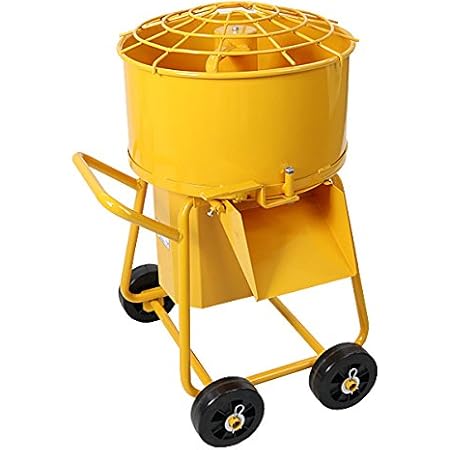Amazon Co Jp モルタルミキサー 黄 混合量80l ドラム容量100l 物置台付 電動 ミニミキサー ミニモルタルミキサー 電動ミキサー 混練ミキサー 混練機 攪拌機 かくはん機 電動モルタルミキサー コンクリート モルタル 堆肥 肥料 飼料 ミキサー 攪拌 混錬 イエロー