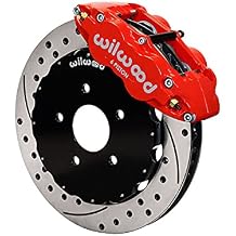 Wilwood 140-8797-DR Superlite 6R Front 13" Big Brake Kit With Red Calipers & Drilled Rotors, Compatible with 1996 1997 1998 1999 BMW M3 E36, 1998 1999 2000 2001 Z3 M RoadsteR