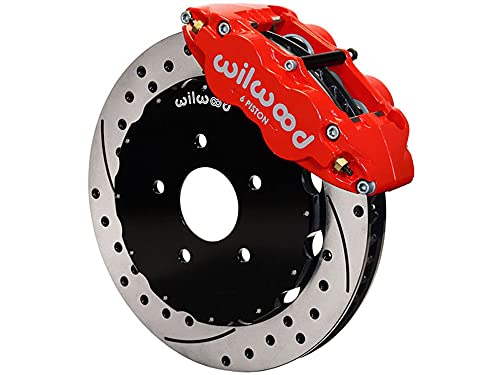 Wilwood 140-8797-dr Superlite 6r Front 13 Big Brake Kit With Red Calipers  Dr...