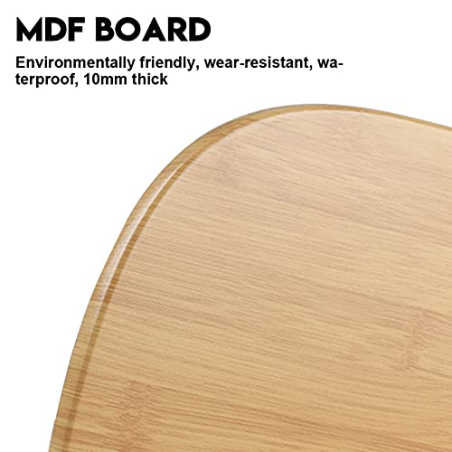 Bureau pour ordinateur portable Cocoarm en MDF et coussin à rayures - 4