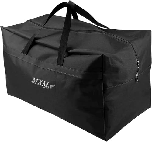 Travel Moving Bag XLarge 25Kg+/100L Waterproof with Zippers for Traveling Closet Store Storage Reusable Large Heavy load Bags as per UAE-Residence Travel Needs (Large)