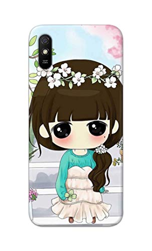 Image of PRINTFIDAA Cartoon Girl Printed Designer Hard Back Case Cover for Xiaomi Redmi 9A / Redmi 9i -(TY) MVN1009