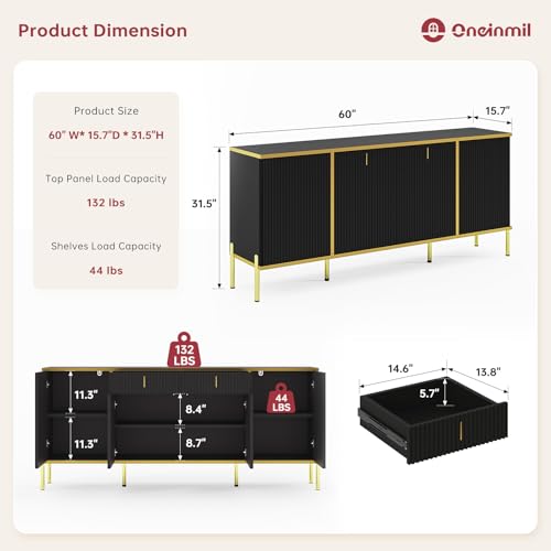 fotosok sideboard buffet cabinet with storage