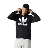 adidas Originals Men's 3Foil Hoodie, XX-Large, Black