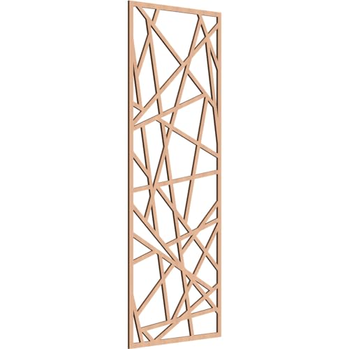 Image of Conway Decorative Pierced Fretwork Wood Wall Panels, 29 3 /8 inchW x 74 3 /8 inchH x 3 /8 inchT, Alder