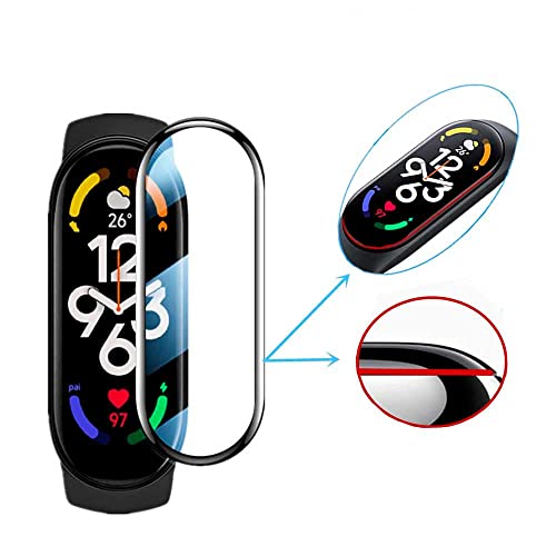 Película 5D Nano Compatível com Mi Band 7 + Kit Aplicação