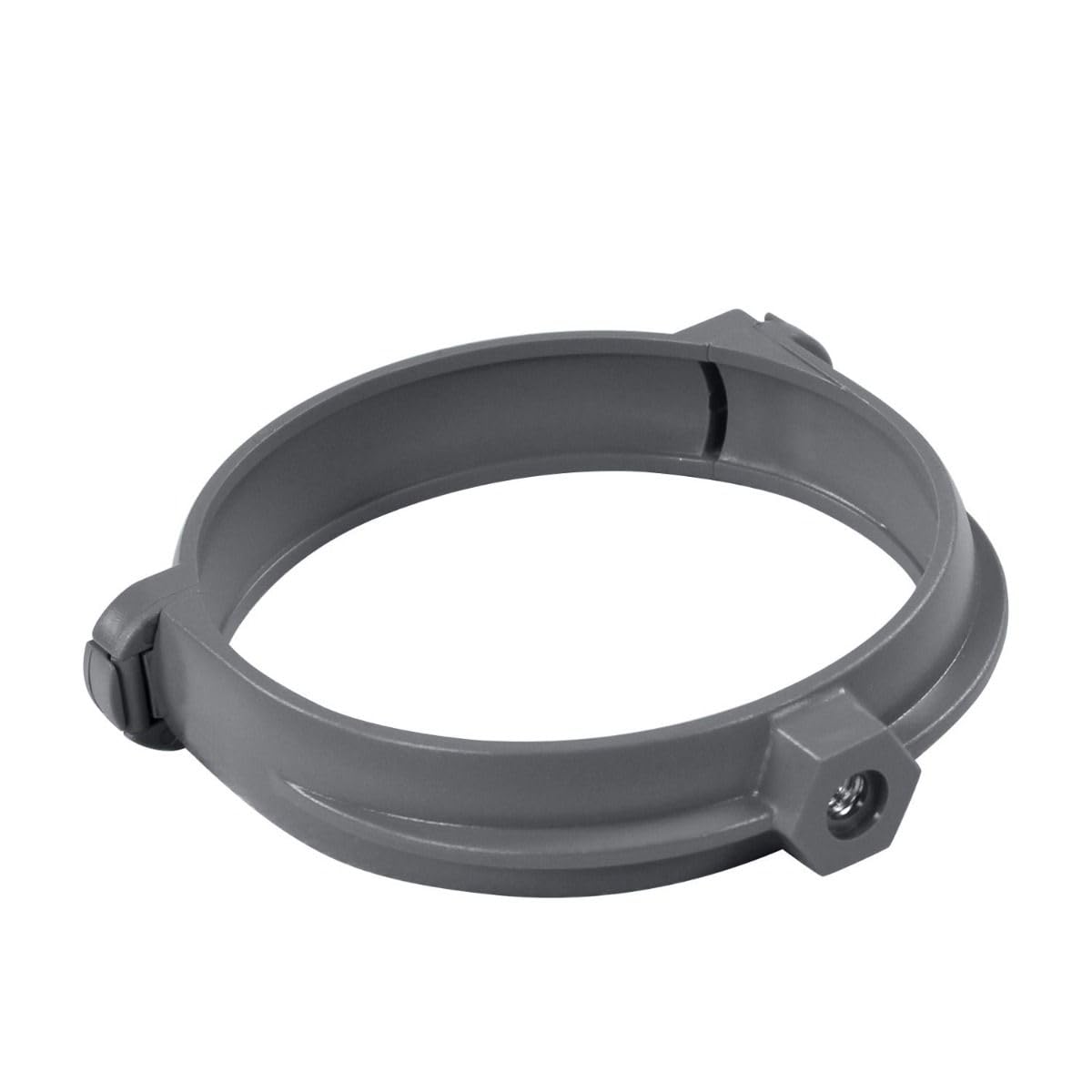 First Plast - Raccord PVC évacuation - 200 colliers brides PVC Ø100 -