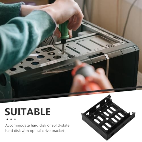 ARTIBETTER Pc Bay Front Panel Floppy Cover, Front Bay Hard Drive, 3.5 Inch Drive Bay, PC Front Tray Cover, Desktop Front Bay, HDD Holder for Disk Drive Kit, Internal Disc Drive, Hard Drive Cage Kit, - Thumbnail 4