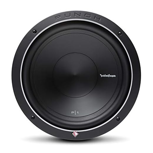 Rockford Fosgate P1S4-12 Punch P1 SVC 4 Ohm 12-Inch 250 Watts RMS 500 Watts Peak Subwoofer
