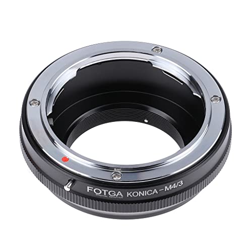 Fotga Adaptador de objetivo Konica AR Mount objetivo a M4/3 Micro Cuatro Tercios MFT cámaras sin espejo para Panasonic GH5 GH6 GF6 G100 GF10 GX9 GX85 Olympus OM-1 E-M1 E-M10 III E-P7 E-PL8/9 - imagen 2