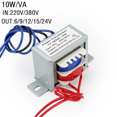 Transformateur automatique 220V 6V AC 10W pour circuit de commande