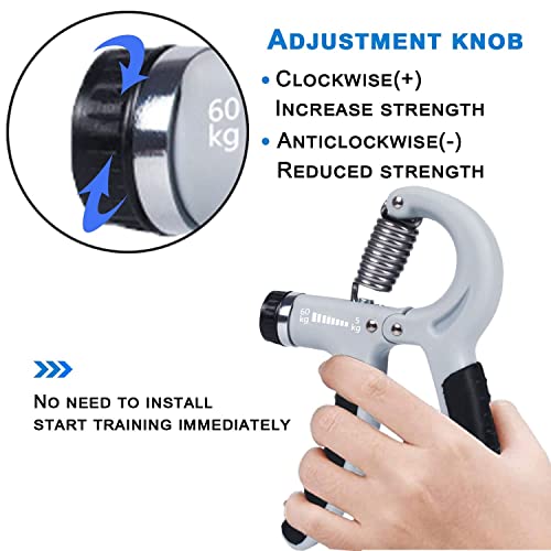 Unterarmtrainer BLBK 2er Set für Hand- und Fingertraining
