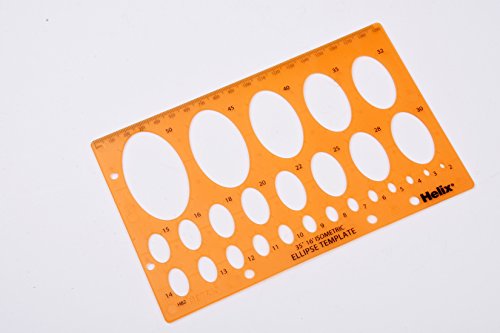 Spiralkreis-Schablone H67010 Ellipse Einzelpackung