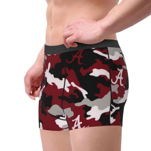 Black and White Plaid Buffalo Men's Boxer Briefs Underwear Breathable Stretch Boxer Trunk4