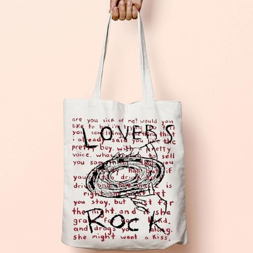 AKTAP Sac fourre-tout en toile inspiré du groupe TV Girl pour les amateurs de musique, Lovers Rock, 32 cm x 1 cm x 38 cm – vue 7