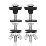 2Pcs Toilet Tank to Bowl Bolts Kit,Universal Waterproof Toilet Bolts,Heavy Duty Toilet Tank Bolt,Stainless Toilet Tank Seal Kit,Toilet Bolt for Tank,Toilet Fastening Fittings