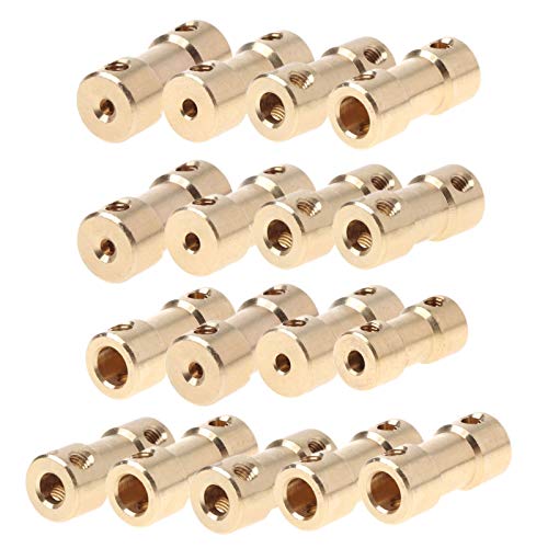 WAAZVXS Coupler 2-5mm for Motor Copper Shaft Coupling Coupler Connector Sleeve (Inner Diameter : 2 3mm)
