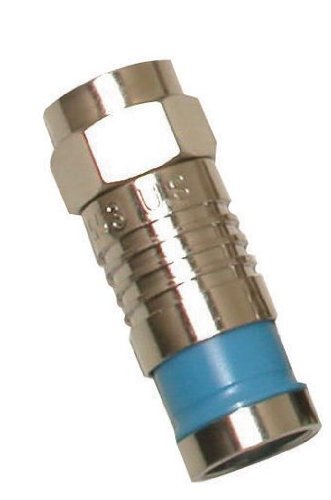 Eclipse Tools F Connector - RG6 Quad - 100 pk