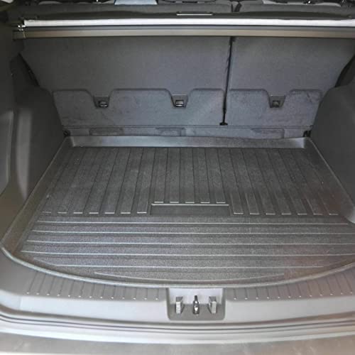 Premium Cargo Liner For Ford Escape 2013-2019 - 100% Protection - Custom Fit Car Trunk Mat - All-Season Black Cargo Mat - 3D Shaped Laser Measured Trunk Liners For Ford Escape 2013-2019 #TOP1