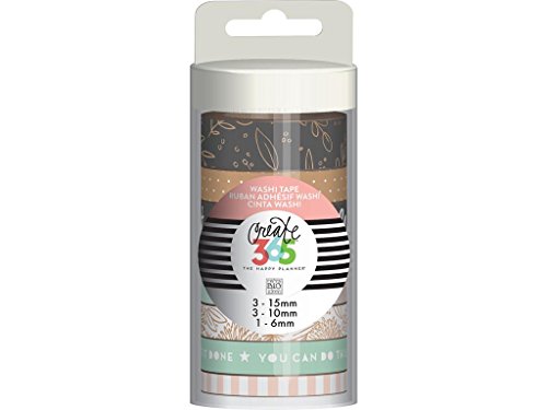 me & my BIG ideas WTT-13 Create 365 The Happy Planner Washi Tape Tube, Rose Planner Basics