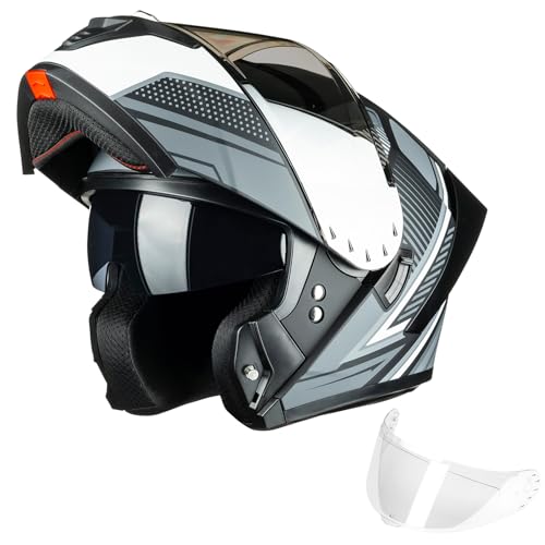 ILM Modular Motorcycle Helmet for Adults Full Face Flip up