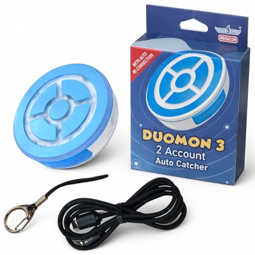 megacom DuoMon 3 Unique Auto-Reconnection Hourly, Dual Accounts Pocket Auto Catcher(Redball), IPX7...