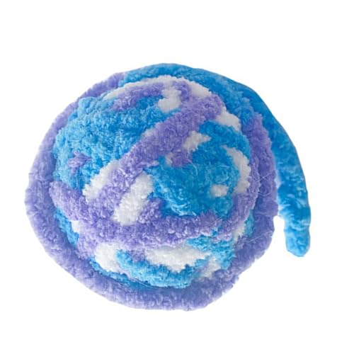 Mbeysaq Brinquedo de bola de fio para animais de estimação com sino - Bola de gato de fio de lã inte