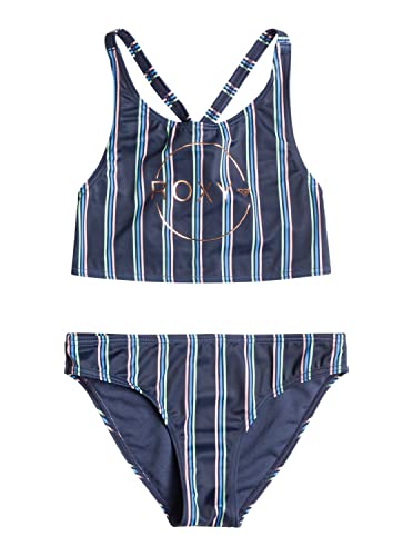 Roxy Swim For Days - Conjunto de bikini crop para Niñas 6-16