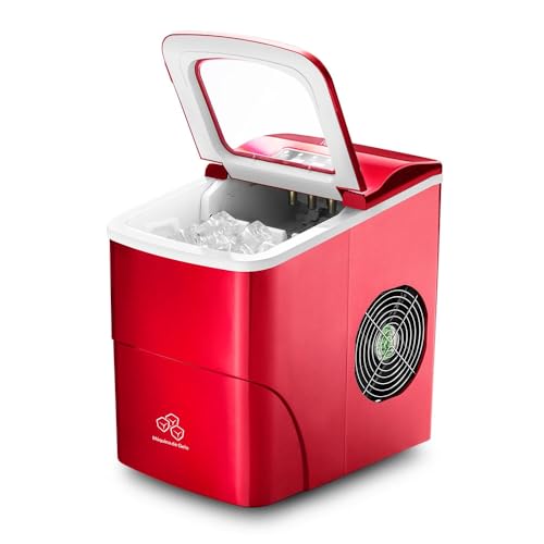 Fabricadora de Hielo 2 Litros 127V 100W Roja miniatura 4