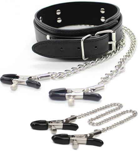 Body Jewelry Body Clamp Leather Body Rings Fake Body Piercing Body Jewelry Non Piercing for Women Stainless Steel Body Clip