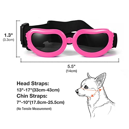Hundebrille PETLESO für Hunde und Katzen mit UV-Schutz und Wasserdicht