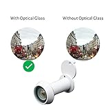 EAI Door Viewer White Peepholes or Peek Holes Chubb Security 8V001 Type Wide Angle - Image 7