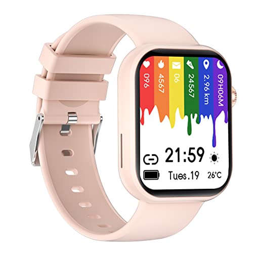 Docooler G20 - Reloj inteligente universal de 1,83 pulgadas para hombres y mujeres, pantalla táctil a color HD, varios modos deportivos, resistente al agua, adecuado para Android iOS