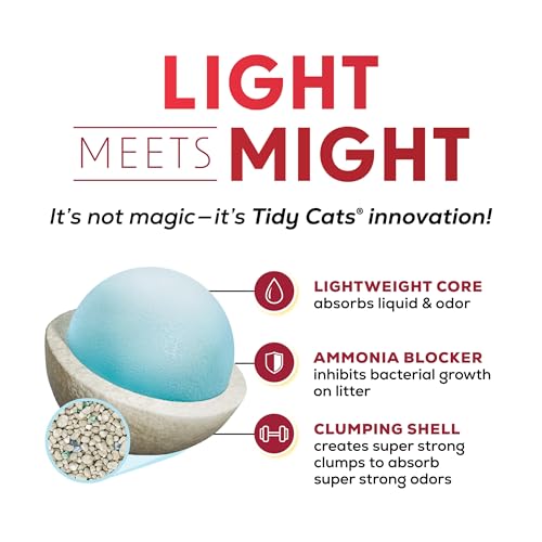 Tidy Cats 070230171092 Purina Tidy Cats Lightweight, Low Dust, Clumping Cat Litter Odor Control 24/7 Performance Multi Cat Litter thumb #4