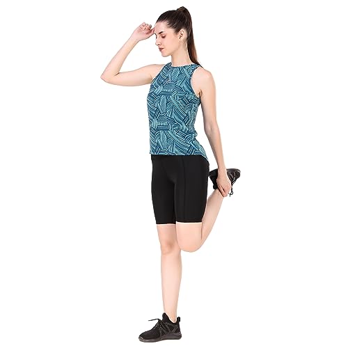 Image of ReDesign Apparels Women's Athleisure Dri Fast Workout Sleeveless Top Sports Gym Tshirt
