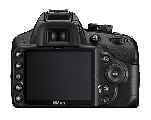 Nikon D3200 Digital SLR Camera with 18-55mm VR Lens Kit - Black (24.2MP) 3 inch LCD (Renewed) - Image 2