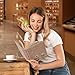 Bible Cover Case, Premium, Leather Carrying Case with Handle&Zippered Pocket for Standard Size and Bible Accessories, Large Bible Bag, Ideal Gift for Women Men Lady Girls