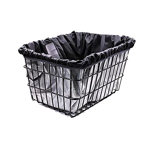 Longlasting Bicycle Bike Detachable Cycle Basket Bike Basket Liner Rainproof Basket Cover Fits Most Bike Baskets Waterproof Cover Muti-Purpose Fits Most Bike