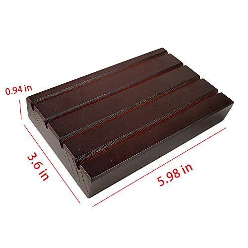 Atsknsk Military Challenge Coin Display Holder Stand Wooden(4 Rows, Small) #TOP2