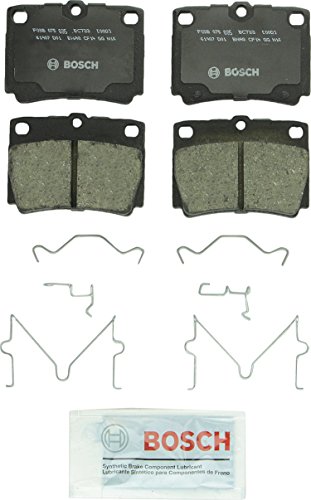 BOSCH BC733 QuietCast Premium Ceramic Disc Brake Pad Set - Compatible With Select Mitsubishi Montero Sport; REAR