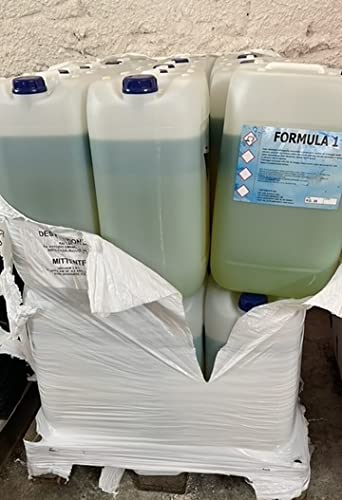 FORMULA 1 Sgrassante auto motore bicomponente giallo-verde tanica da 25kg F1 RAICAR