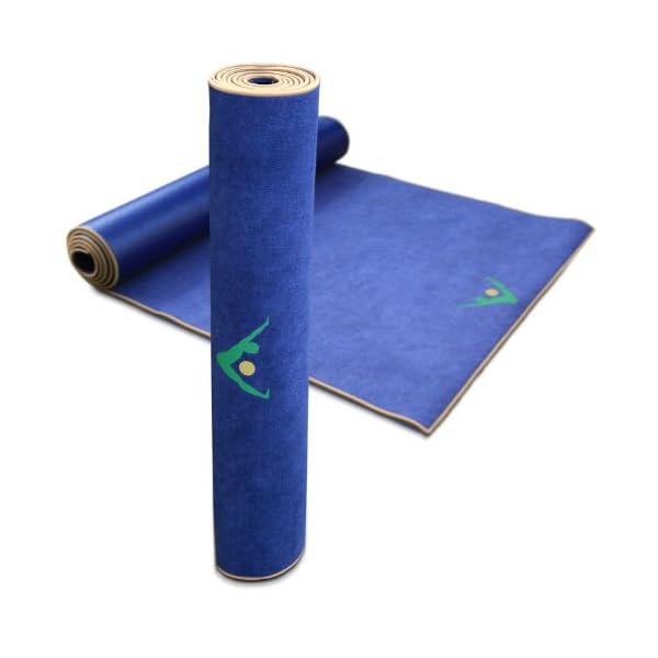 Aurorae-Synergy-2-in-1-Yoga-Mat-with-Integrated-Non-Slip-Microfiber-Towel-Best-for-Hot-Ashtanga-Bikram-and-Active-Yoga-Where-You-Sweat-and-Slip-Stops-Slipping-and-Bunching-Patent-Protected Aurorae Non Slip 2-in-1 Yoga Mat with Integrated Towel, 72-Inch
