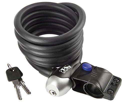 M-Wave Hexagonal 12.6 Cable Key Lock, Black